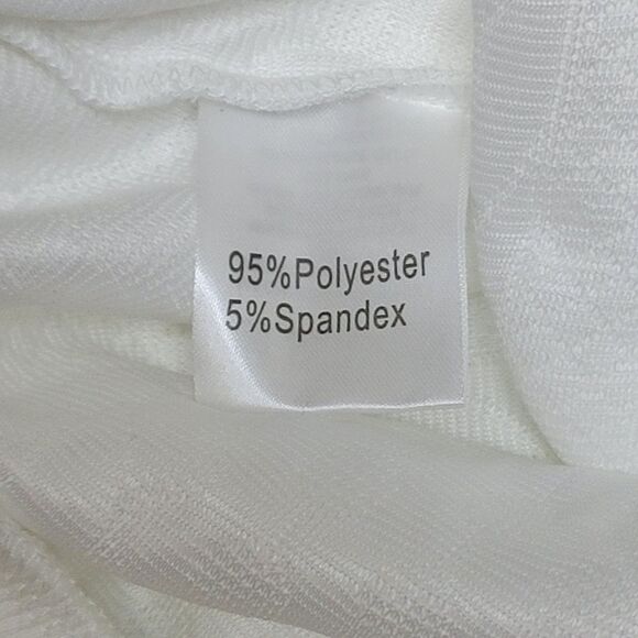 White Quilted Pullover Long Sleeved Drawstring Hoodie - NWOT - Picture 9 of 12